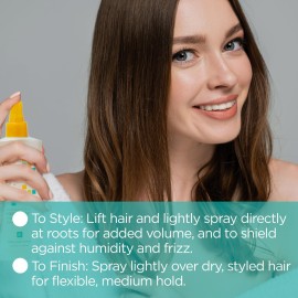 Andalou Naturals Brilliant Shine Hair Spray, Sunflower & Citrus, Styling and Hair Shine Spray with Medium hold, Tames Frizzy Hair & Flyaways, Quick Drying & Non-Sticky, Cruelty Free, 8.2 Fl Oz Andalou Naturals Brilliant Shine Hair Spray, Sunflower & Citrus, Styling and Hair Shine Spray with Medium hold, Tames Frizzy Hair & Flyaways, Quick Drying & Non-Sticky, Cruelty Free, 8.2 Fl Oz
