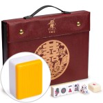 Yellow Mountain Imports Chinese Mahjong Set - Rouge Prestige - 146 Medium Tiles, Professional Set for Chinese-Style Play [ ]