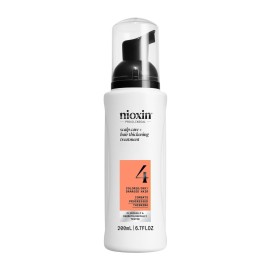 Nioxin System 4 Scalp + Hair Thickening Treatment | Serum for Colored or Damaged Hair with Progressed Thinning | 6.8 Fl oz.