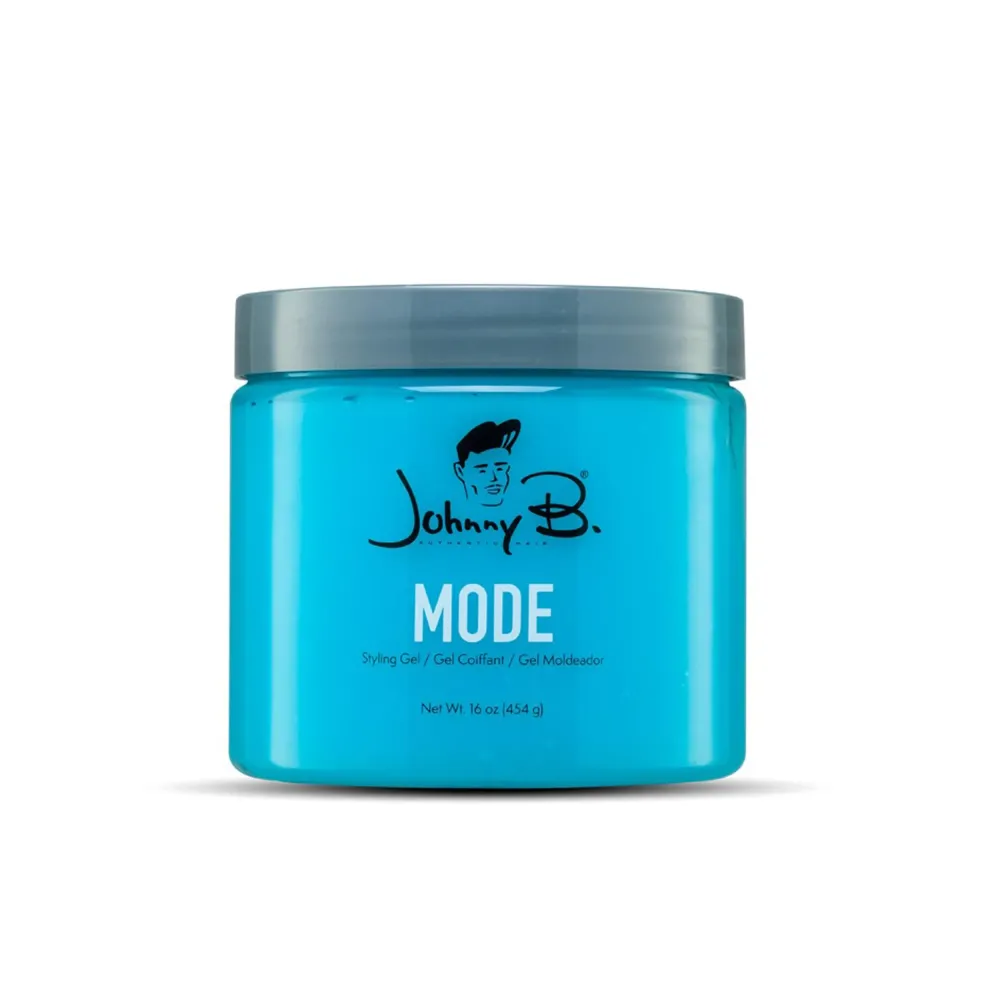 JOHNNY B. Mode Hair Styling Gel for Men, Alcohol-Free, Water Soluble 16 oz.