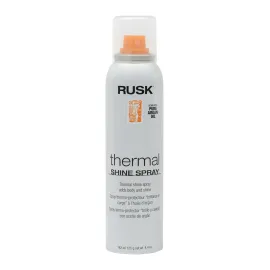 RUSK Thermal Shine Spray, Pure Argan Oil, Eliminates Frizz and Maintains Shine, Sleek and Smooth Hair, 4.4 oz