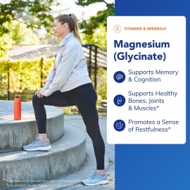 Pure Encapsulations Magnesium (Glycinate) - Supplement to Support Stress Relief, Sleep, Heart Health, Nerves, Muscles, and Metabolism* - with Magnesium Glycinate - 180 Capsules Pure Encapsulations Magnesium (Glycinate) - Supplement to Support Stress Relief, Sleep, Heart Health, Nerves, Muscles, and Metabolism* - with Magnesium Glycinate - 180 Capsules