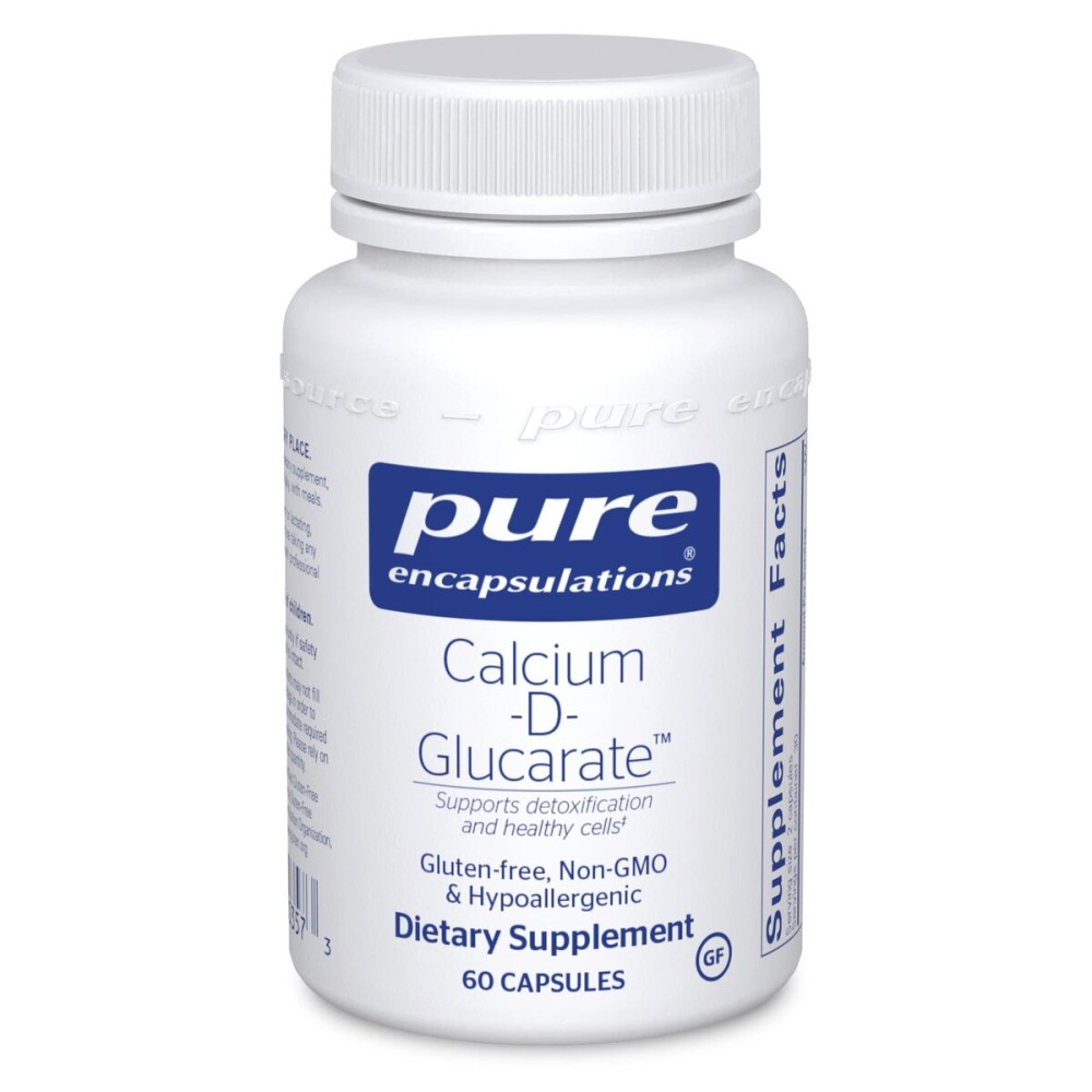 Pure Encapsulations Calcium-D-Glucarate | Supplement to Support Cellular Health in The Liver, Lungs, Breast, and Colon* | 60 Capsules Pure Encapsulations Calcium-D-Glucarate | Supplement to Support Cellular Health in The Liver, Lungs, Breast, and Colon* | 60 Capsules