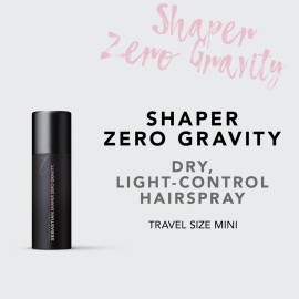 Sebastian Professional Shaper Zero Gravity Mini Hairspray | Brushable-Lightweight, Flexible Hold | Travel Size, 1.5 oz Sebastian Professional Shaper Zero Gravity Mini Hairspray | Brushable-Lightweight, Flexible Hold | Travel Size, 1.5 oz