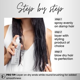 Kenra Platinum Blow-Dry Spray | Time-Saving Heat Protectant | Detangles, Smooths, and Softens | Eliminates Frizz & Resists Humidity | Medium To Coarse Hair | 6.8 fl. oz