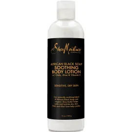 Sheamoisture Soothing Body Lotion for Troubled Skin African Black Soap Lotion with Shea Butter 13 oz