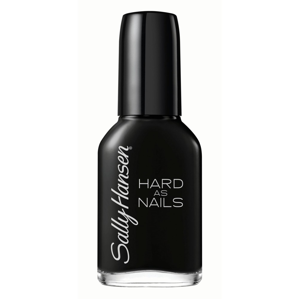 Sally Hansen Hard as Nails Color, Black Heart, 0.45 Fluid Ounce