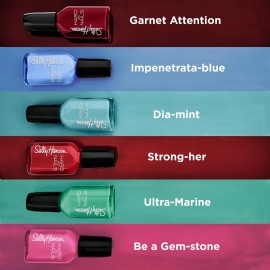 Sally Hansen Hard as Nails Color, Black Heart, 0.45 Fluid Ounce