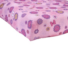 Disney 4 Piece Minnie\'s Fluttery Friends Toddler Bedding Set, Lavender Disney 4 Piece Minnie\'s Fluttery Friends Toddler Bedding Set, Lavender