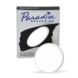 Mehron Makeup Paradise Makeup AQ Refill Size | Stage & Screen, Face & Body Painting, Beauty, Cosplay, and Halloween | Water Activated Face Paint, Body Paint .25 oz (7 ml) (White)