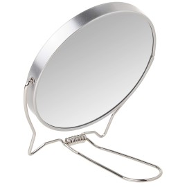 Goody Two-Sided Makeup Mirror with Stand - 1X and 3X Dual Sided Magnification - Lightweight & Portable Table Top Magnifying Vanity Mirror Goody Two-Sided Makeup Mirror with Stand - 1X and 3X Dual Sided Magnification - Lightweight & Portable Table Top Magnifying Vanity Mirror