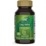 Nature\'s Way Leg Veins, Supports Healthy Leg Vein Strength*, 6-Herb Blend, With Horse Chestnut Extract, Dandelion, Gluten Free, 60 Vegan Capsules (Packaging May Vary)