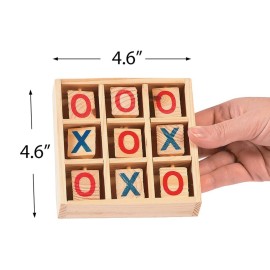 Wooden Tic Tac Toe Board Game - Strategy Game for Kids - Toy for Road Trips and Indoor Play Wooden Tic Tac Toe Board Game - Strategy Game for Kids - Toy for Road Trips and Indoor Play