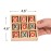 Wooden Tic Tac Toe Board Game - Strategy Game for Kids - Toy for Road Trips and Indoor Play