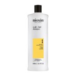 Nioxin Scalp + Hair Thickening System 1 Shampoo| For Natural or Untreated Hair with Light Thinning | With Niacinamide and Biotin | 16.9 Fl oz.