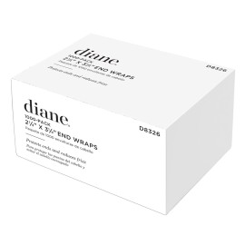 Diane End Wraps for Styling Hair in Salon or at Home 2.25 inch x 3.25 inch, White, 1000 Count(Pack of 1) Diane End Wraps for Styling Hair in Salon or at Home 2.25 inch x 3.25 inch, White, 1000 Count(Pack of 1)