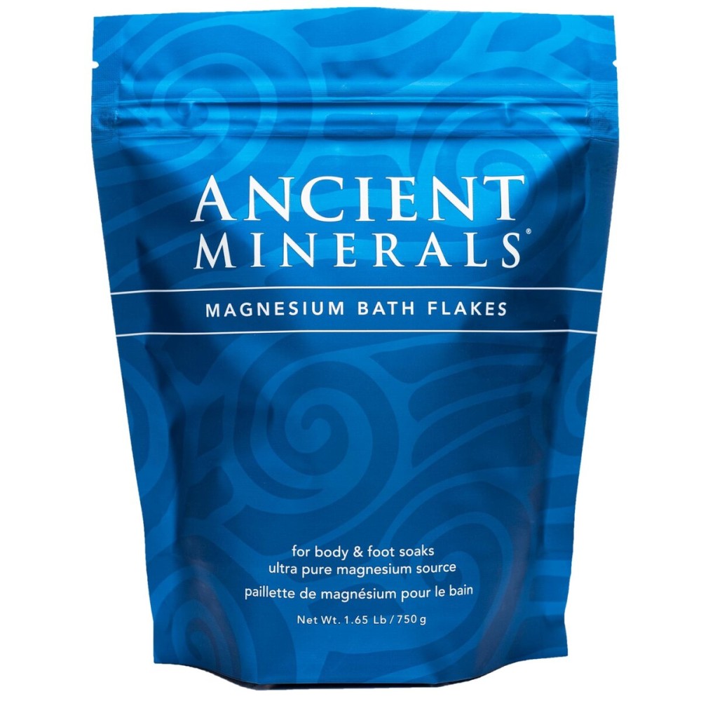Ancient Minerals Magnesium Bath Flakes of Pure Genuine Zechstein Chloride - Resealable Magnesium Supplement Bag That Will Outperform Leading Epsom Salts 1.65 lbs Ancient Minerals Magnesium Bath Flakes of Pure Genuine Zechstein Chloride - Resealable Magnesium Supplement Bag That Will Outperform Leading Epsom Salts 1.65 lbs