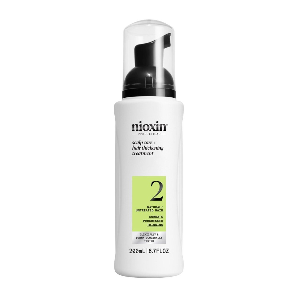 Nioxin Scalp + Hair Thickening System 2 Leave on Treatment | For Natural or Untreated Hair with Progressed Thinning | 6.8 Fl oz.