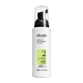 Nioxin Scalp + Hair Thickening System 2 Leave on Treatment | For Natural or Untreated Hair with Progressed Thinning | 6.8 Fl oz.