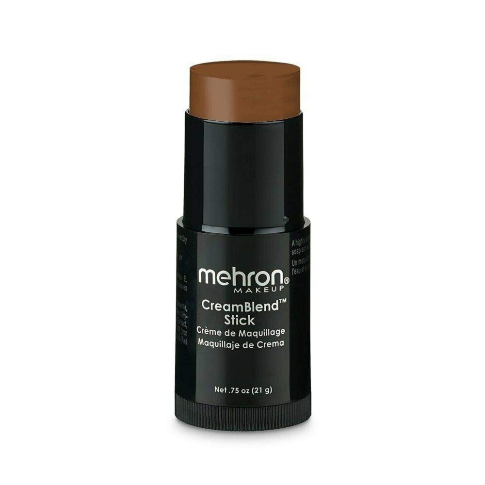Mehron Makeup CreamBlend Stick - Foundation (.75 ounce) (Light Ebony) Mehron Makeup CreamBlend Stick - Foundation (.75 ounce) (Light Ebony)