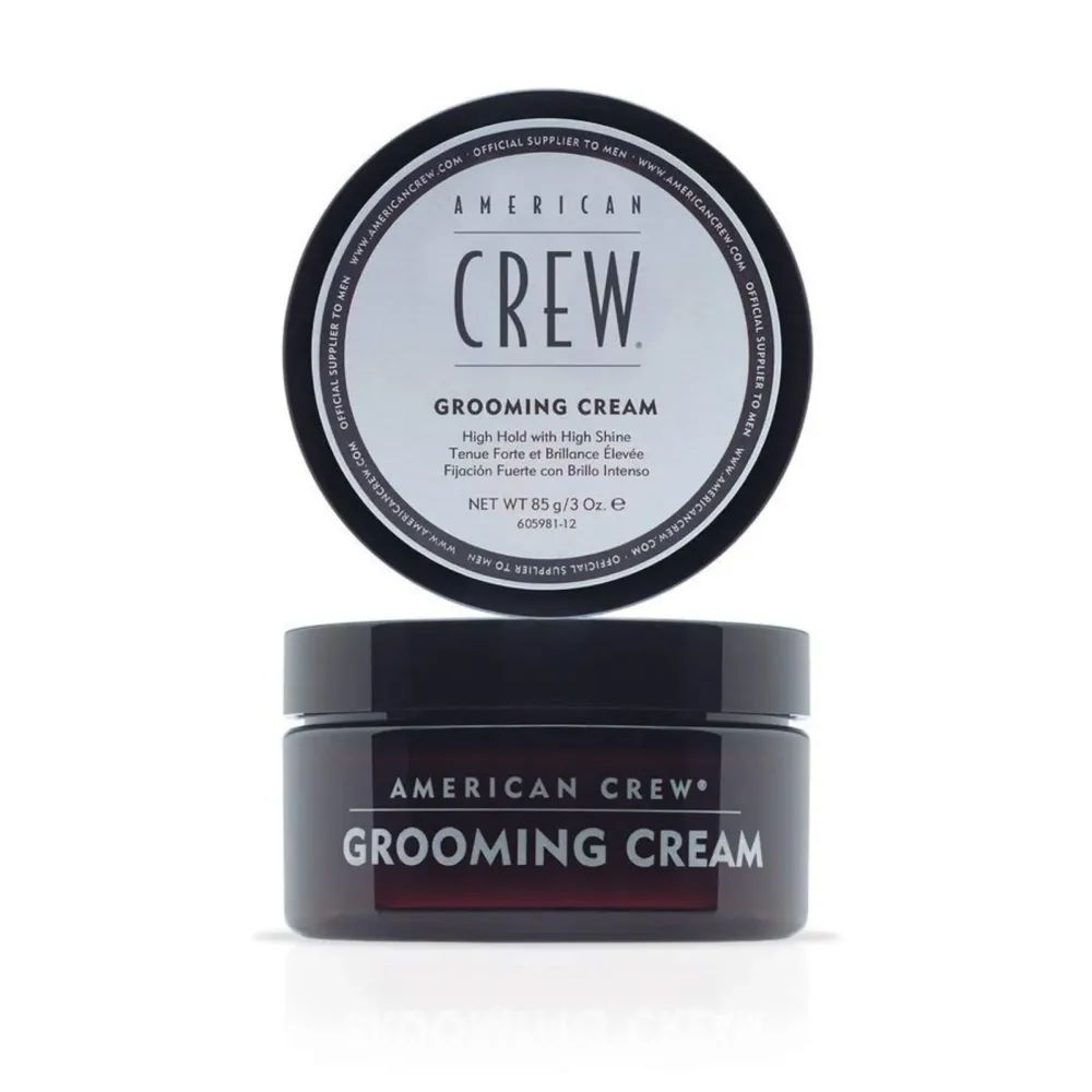 American Crew Men\'s Grooming Cream (OLD VERSION), Like Hair Gel with High Hold with High Shine, 3 Oz (Pack of 1)