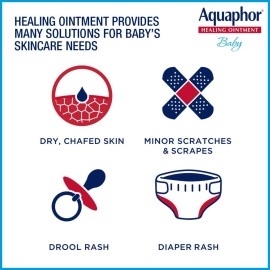 Aquaphor Baby Healing Ointment To-Go Pack - Advanced Therapy for Chapped Cheeks and Diaper Rash - Two .35 oz. Tubes Aquaphor Baby Healing Ointment To-Go Pack - Advanced Therapy for Chapped Cheeks and Diaper Rash - Two .35 oz. Tubes