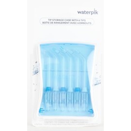 Waterpik Water Flosser 6 Count Replacement Tips With Case, Convenient, Hygienic and Sturdy for Easy Storage and Travel, Includes Precision, Orthodontic, Plaque Seeker Refill Heads Nozzles Waterpik Water Flosser 6 Count Replacement Tips With Case, Convenient, Hygienic and Sturdy for Easy Storage and Travel, Includes Precision, Orthodontic, Plaque Seeker Refill Heads Nozzles