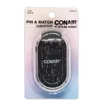 Conair Pin & Match Bobby Pins - hair accessories for women - Bobby Pins Black - Includes Storage Container - 75 Count