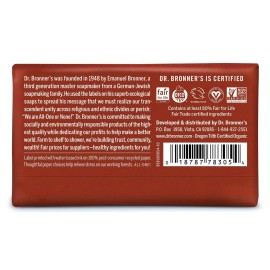 Dr. Bronner\'s - Pure-Castile Bar Soap (Eucalyptus, 5 ounce, 2-Pack) - Made with Organic Oils, For Face, Body and Hair, Gentle and Moisturizing, Biodegradable, Vegan, Cruelty-free, Non-GMO Dr. Bronner\'s - Pure-Castile Bar Soap (Eucalyptus, 5 ounce, 2-Pack) - Made with Organic Oils, For Face, Body and Hair, Gentle and Moisturizing, Biodegradable, Vegan, Cruelty-free, Non-GMO