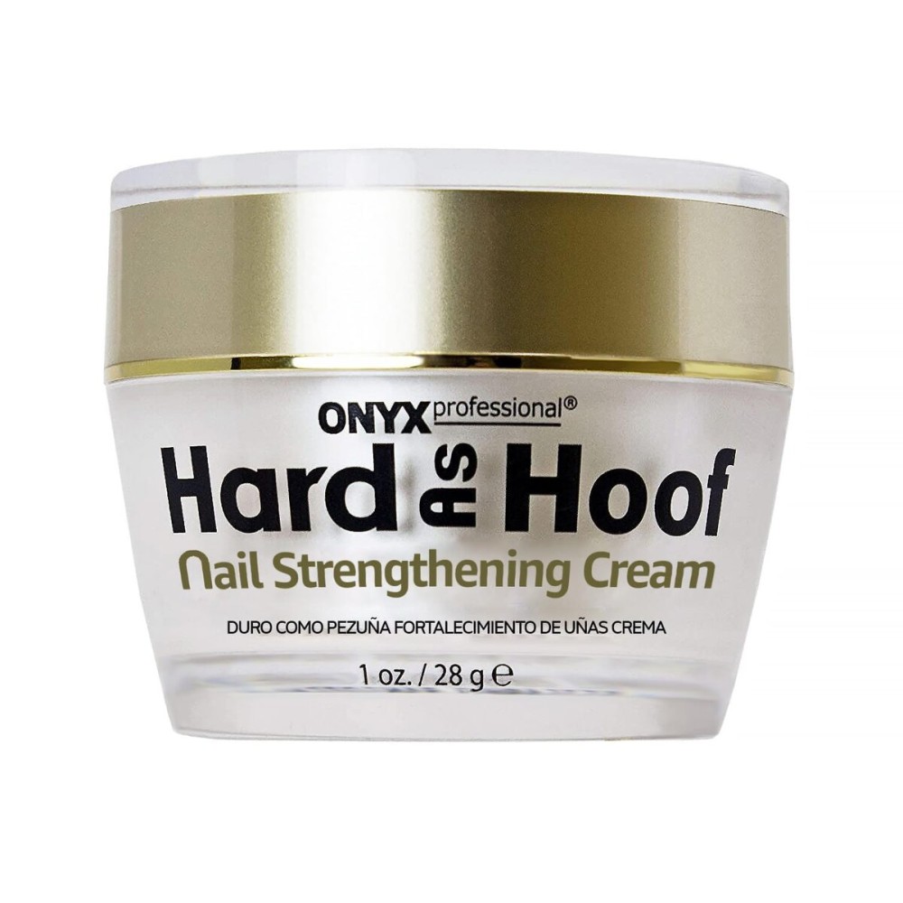 Onyx Professional Hard as Hoof Nail Strengthening Cream with Coconut Scent, Nail Growth & Conditioning Cuticle Cream Stops Splits, Chips, Cracks & Strengthens Nails, 1 oz Onyx Professional Hard as Hoof Nail Strengthening Cream with Coconut Scent, Nail Growth & Conditioning Cuticle Cream Stops Splits, Chips, Cracks & Strengthens Nails, 1 oz