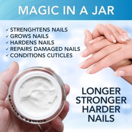Onyx Professional Hard as Hoof Nail Strengthening Cream with Coconut Scent, Nail Growth & Conditioning Cuticle Cream Stops Splits, Chips, Cracks & Strengthens Nails, 1 oz Onyx Professional Hard as Hoof Nail Strengthening Cream with Coconut Scent, Nail Growth & Conditioning Cuticle Cream Stops Splits, Chips, Cracks & Strengthens Nails, 1 oz