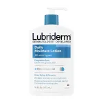 Lubriderm Fragrance Free Daily Moisture Lotion + Pro-Ceramide, Shea Butter & Glycerin, Face, Hand & Body Lotion for Sensitive Skin, Hydrating Lotion for Healthier-Looking Skin, 16 fl. oz