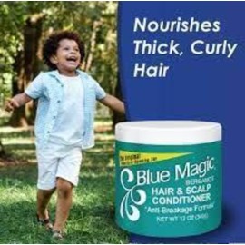 Blue Magic Bergamot Hair and Scalp Conditioner, 12 Ounce (Pack of 3) Blue Magic Bergamot Hair and Scalp Conditioner, 12 Ounce (Pack of 3)