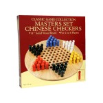 Chinese Wood Peg Checkers Board Game, 12, One Color