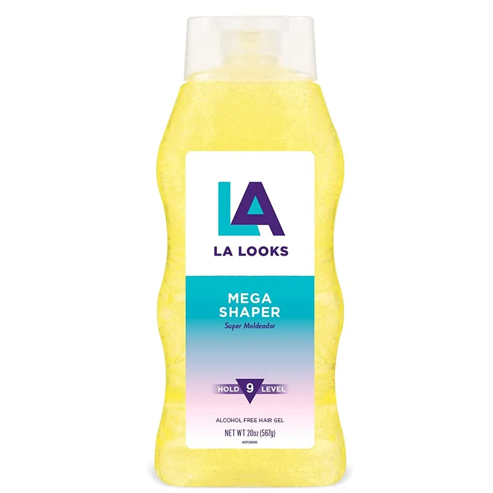 L.A. Looks Mega Shaper Hair Gel - Hold 9 Level - 20 Oz (567g) L.A. Looks Mega Shaper Hair Gel - Hold 9 Level - 20 Oz (567g)