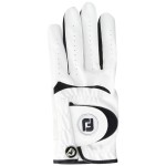 FootJoy Junior Golf Glove, White Small, Worn on Left Hand