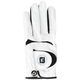FootJoy Junior Golf Glove, White Small, Worn on Le..