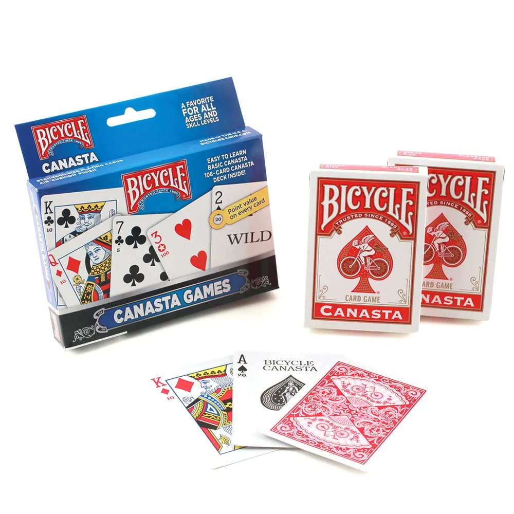 Bicycle Canasta Games Playing Cards, Multicolor Bicycle Canasta Games Playing Cards, Multicolor