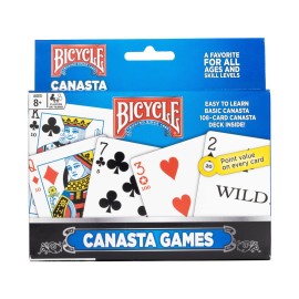Bicycle Canasta Games Playing Cards, Multicolor Bicycle Canasta Games Playing Cards, Multicolor