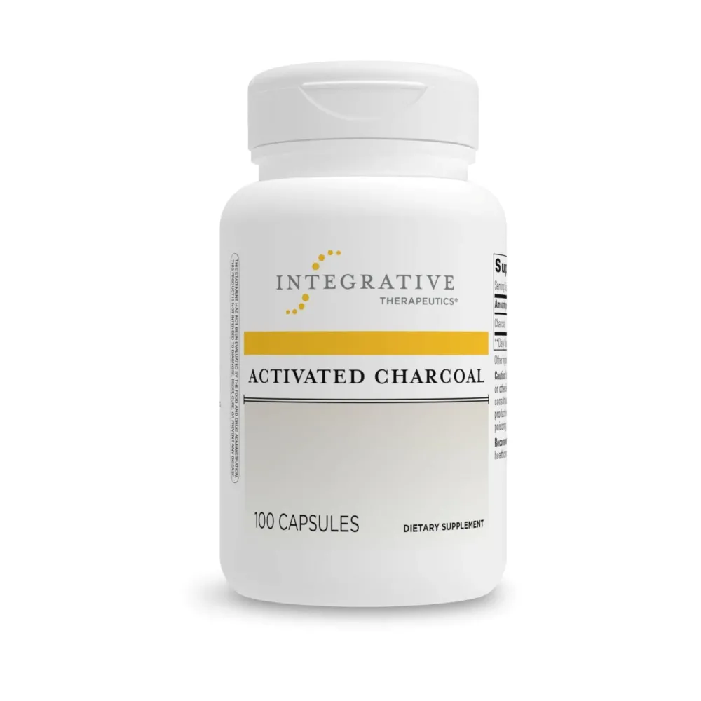 Integrative Therapeutics Activated Charcoal - Gluten Free - Dairy Free - 100 Capsules Integrative Therapeutics Activated Charcoal - Gluten Free - Dairy Free - 100 Capsules