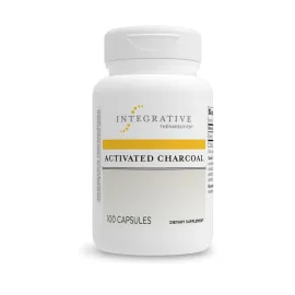 Integrative Therapeutics Activated Charcoal - Gluten Free - Dairy Free - 100 Capsules
