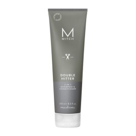 MITCH by Paul Mitchell Double Hitter 2-in-1 Shampoo & Conditioner for Men, For All Hair Types, 8.5 fl. oz.