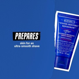 Kiehl\'s Ultimate Brushless Shave Cream with Menthol White Eagle, for All Skin Types, with Menthol & Camphor, Instant Refreshing & Cooling Effect, Minimizes Irritation - 2.5 fl oz Kiehl\'s Ultimate Brushless Shave Cream with Menthol White Eagle, for All Skin Types, with Menthol & Camphor, Instant Refreshing & Cooling Effect, Minimizes Irritation - 2.5 fl oz