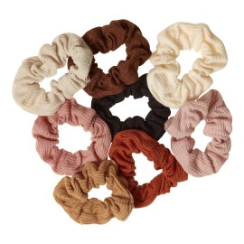 Goody Ouchless Womens Hair Scrunchie - 8 Count, Neutral - Suitable for All Hair Types - Pain-Free Hair Accessories for Women Perfect for Long Lasting Braids, Ponytails and More Goody Ouchless Womens Hair Scrunchie - 8 Count, Neutral - Suitable for All Hair Types - Pain-Free Hair Accessories for Women Perfect for Long Lasting Braids, Ponytails and More