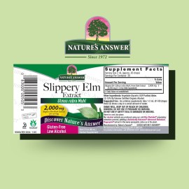 Nature\'s Answer Slippery Elm Extract, 2000 mg, 2 fl oz (60 ml) Nature\'s Answer Slippery Elm Extract, 2000 mg, 2 fl oz (60 ml)