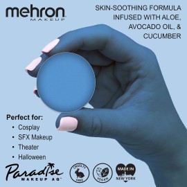 Mehron Makeup Paradise Makeup AQ Refill Size | Stage & Screen, Face & Body Painting, Beauty, Cosplay, and Halloween | Water Activated Face Paint, Body Paint .25 oz (7 ml) (SKY) Mehron Makeup Paradise Makeup AQ Refill Size | Stage & Screen, Face & Body Painting, Beauty, Cosplay, and Halloween | Water Activated Face Paint, Body Paint .25 oz (7 ml) (SKY)