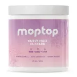MopTop Curly Hair Gel Custard - Styling Gel for Moisturizing and Defining Soft Curls, Lightweight and Anti Frizz for Waves, Coils & Kinks, Curl Enhancer with Aloe (Citrus Kumquat, 8oz)