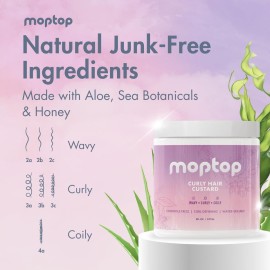 MopTop Curly Hair Gel Custard - Styling Gel for Moisturizing and Defining Soft Curls, Lightweight and Anti Frizz for Waves, Coils & Kinks, Curl Enhancer with Aloe (Citrus Kumquat, 8oz) MopTop Curly Hair Gel Custard - Styling Gel for Moisturizing and Defining Soft Curls, Lightweight and Anti Frizz for Waves, Coils & Kinks, Curl Enhancer with Aloe (Citrus Kumquat, 8oz)