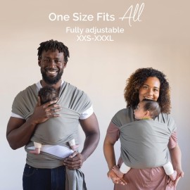 Boba Baby Wrap Carrier - Original Baby Carrier Wrap, Baby Sling for Newborns - Baby Wearing Essentials - Hands-Free Newborn Wrap Swaddle Holder, Newborn to Toddler Infant Baby Sling, 7-35 lbs (Grey) Boba Baby Wrap Carrier - Original Baby Carrier Wrap, Baby Sling for Newborns - Baby Wearing Essentials - Hands-Free Newborn Wrap Swaddle Holder, Newborn to Toddler Infant Baby Sling, 7-35 lbs (Grey)