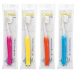 NIMBUS NIMBY Kid\'s Extra Soft Toothbrushes for Sensitive Teeth and Receding Gums, Periodontist Design Plaque Remover Travel Toothbrush, Individually Wrapped (4 Pack, Colors May Vary)